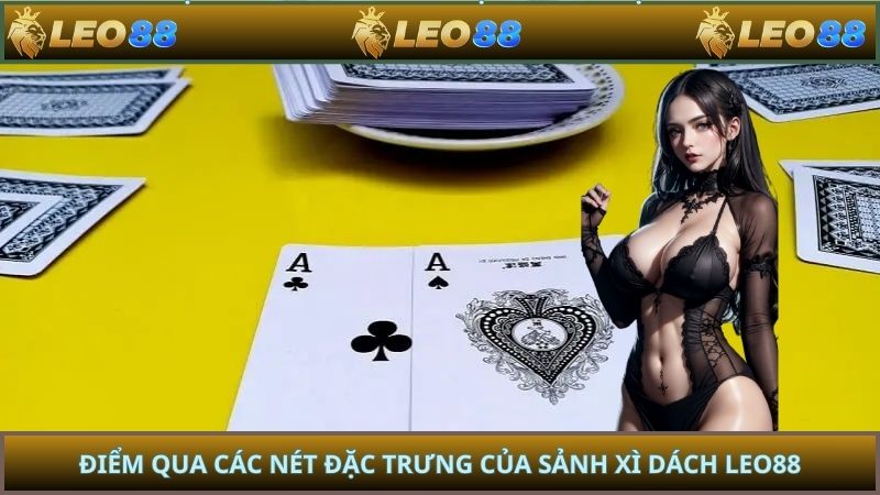 Điểm qua các nét đặc trưng của sảnh xì dách Leo88