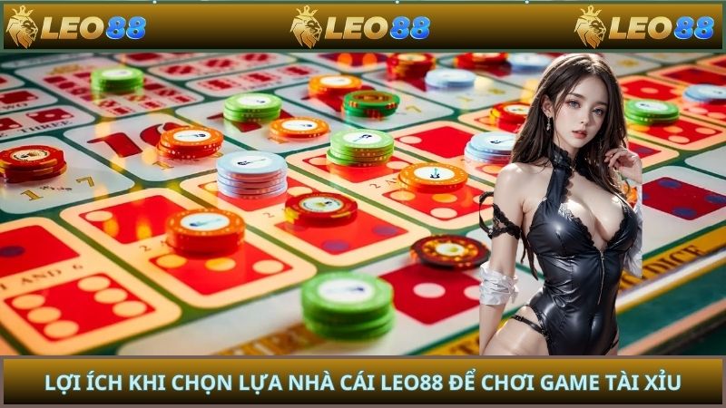 Lợi ích khi chọn lựa nhà cái Leo88 để chơi game tài xỉu