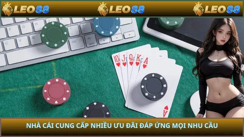 Nhà cái cung cấp nhiều ưu đãi đáp ứng mọi nhu cầu