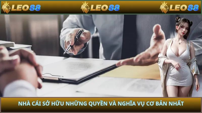 Nhà cái sở hữu những quyền và nghĩa vụ cơ bản nhất