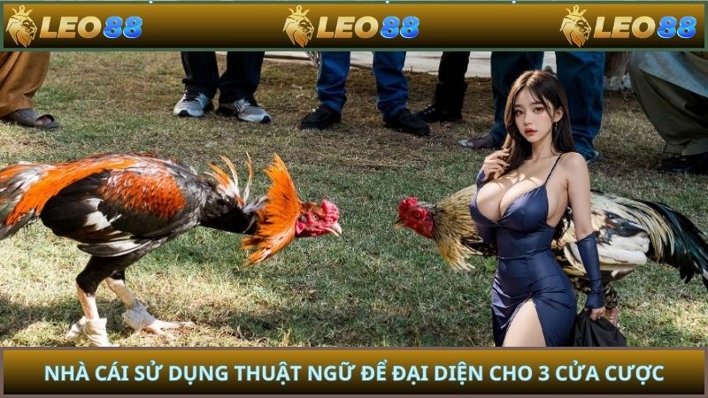 Nhà cái sử dụng thuật ngữ để đại diện cho 3 cửa cược